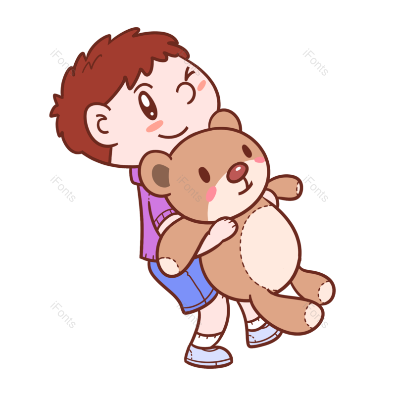 卡通图片,儿童元素,卡通男孩PNG,男孩免抠素材
